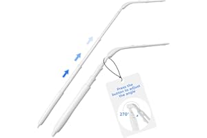 2 replacement handles compatible with Swiffer Duster refill, long extended handle with 270 degree rotation, dust removal hand