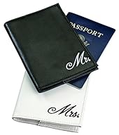 Lillian Rose Mr. and Mrs. Passport Covers, 4-Inch by 5.5-Inch
