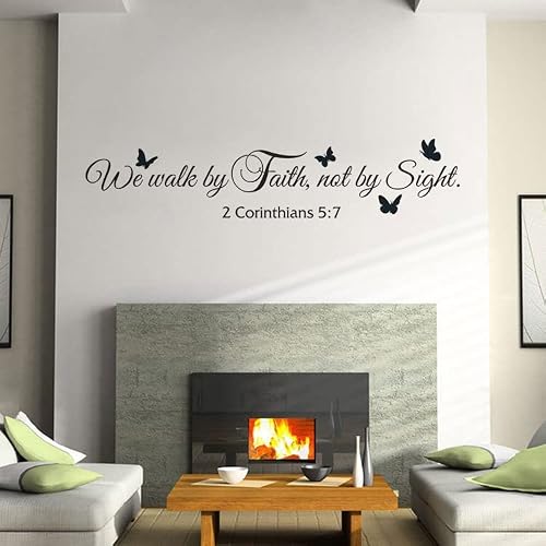 We Walk by Faith Not by Sight 2 Corinthians 5:7 Bible Verse Words ...