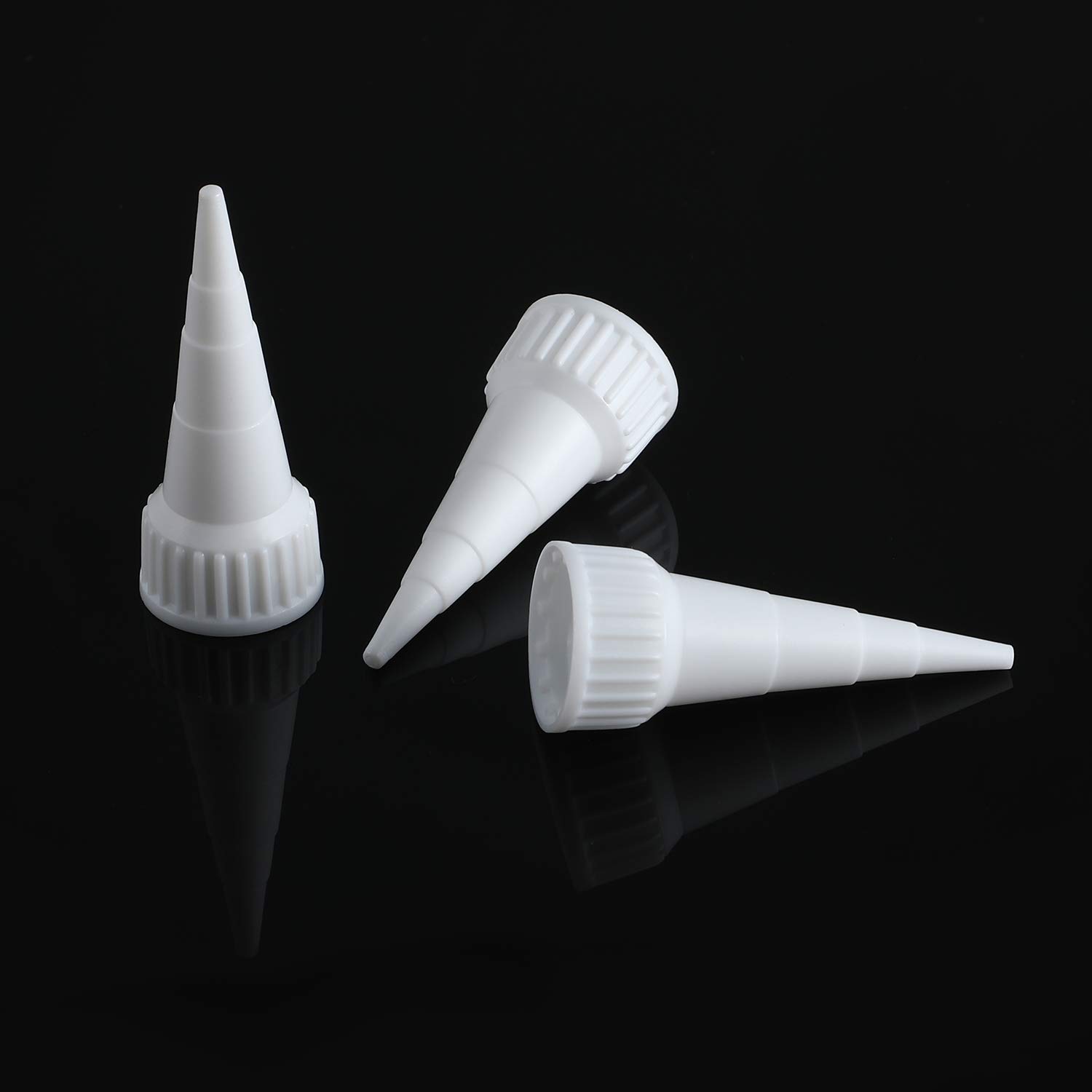 20 Pieces Snip Tip Applicator Tips for E6000 Craft Glue 3.7 oz Tubes, 5 Pieces Wooden Ball Stylus Dotting Tools Kit for Rock Painting Pottery Clay Modeling Embossing Art