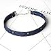 Yidarton 4Pcs Women Jean Denim Velvet Choker Necklace Punk Style Jewelery Set