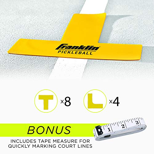 Franklin Sports Pickleball Court Marker Kit Lines Marking Set with