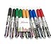 Yansanido Pack of 12 Pcs 0.7mm Cute Cool Novelty 4 Color Multicolor Plastic Barrel Ballpoint Pen for Students Office School Supplies Children Gift (12pcs)