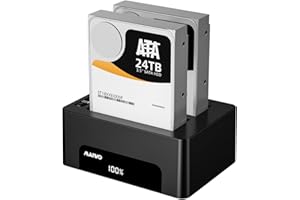 MAIWO Dual Bay Hard Drive Docking Station with Offline Clone for 2.5 3.5 Inch SATA HDD SSD, USB 3.0 5Gbps Speed with UASP, 48