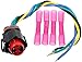 APDTY 112687 Wiring Wire Harness Pigtail Connector (for Use with 4-Wire or 2-Wire; Round Female Fits APDTY 015325 Vacuum Pump; AC Compressor AC Pressure Switch Baro Pressure; WPT169, 1U2Z14S411AEA)