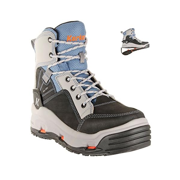 Korkers-Womens-BuckSkin-Mary-Wading-Boot-w-both-Felt-Kling-On-Soles