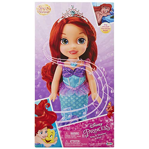 Disney Princess Ariel Doll The Little Mermaid Sing & Shimmer Toddler ...