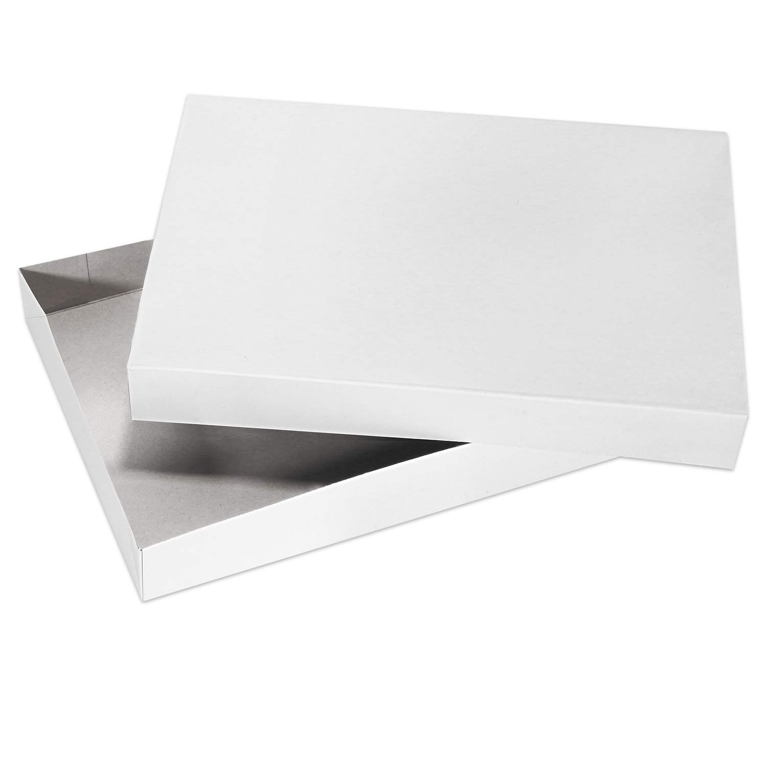 MOMONI Premium 13 Piece White Gift Boxes with Lids of Assorted Sizes with 4 inch Deep Robe Wrapping Boxes Set for Wrapping Christmas Gifts, Birthday, Holiday