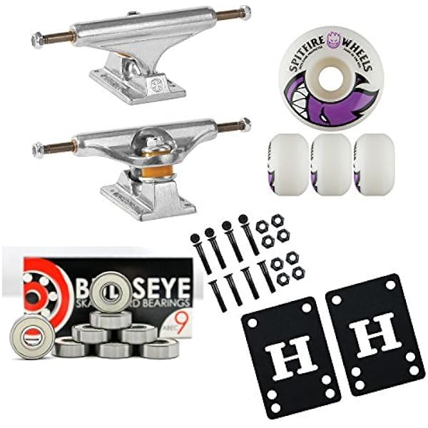 Amazon.com : INDEPENDENT 149mm Skateboard Trucks 54mm Spitfire