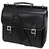 DSOS Black Contractor Briefcase, Solid