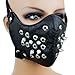 Black Spike Motorcycle Face Mask Protective Paint Ball Gear