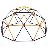 Easy Outdoor Space Dome Climber - Rust and UV Resistant Steel - 1000lb. Capacity - For Kids Ages 3 to 9