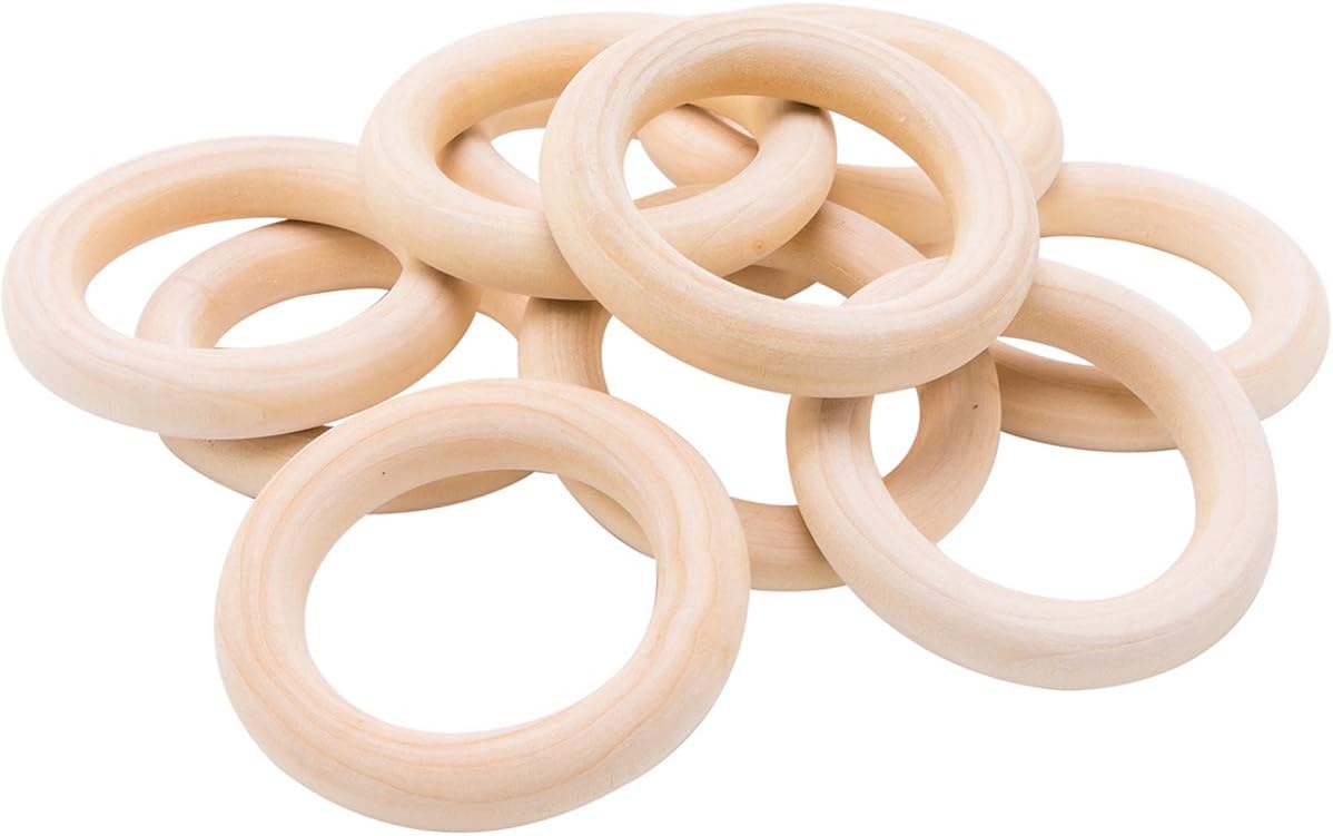 baby safe wooden rings