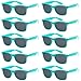 Got Shades Wholesale Bulk Unisex 80's Retro 100% UV Sunglasses for Adults - 10 Pack - w/Flex Hinges