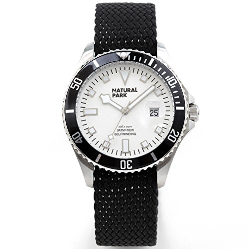Waterproof Luminous Stainless Steel Men Sports Watch Japanese Quartz White Dial Black Nylon Strap