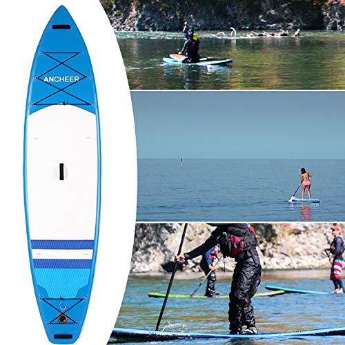 Tavola SUP Gonfiabile ANCHEER Con Accessori Completi - Zaino, Pagaia, Leash, Pompa, Per Adulti E Teenager - Foto 6