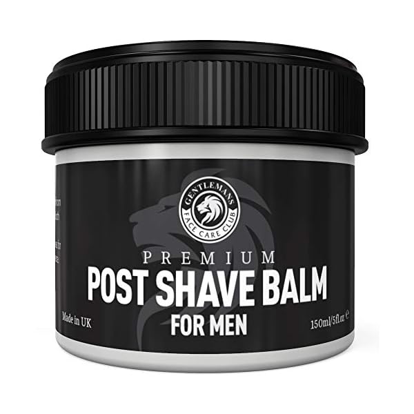 Aftershave Balm For Men - Gentlemans Face Care Club Vegan Friendly After Shave Post Shave Gel With Witch Hazel + Aloe…