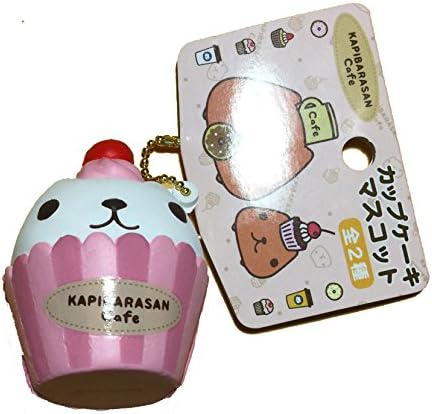 Authentic Nic Kapibarasan Cafe Series Cupcake Squishy Vanilla Cupcake - Whitesan