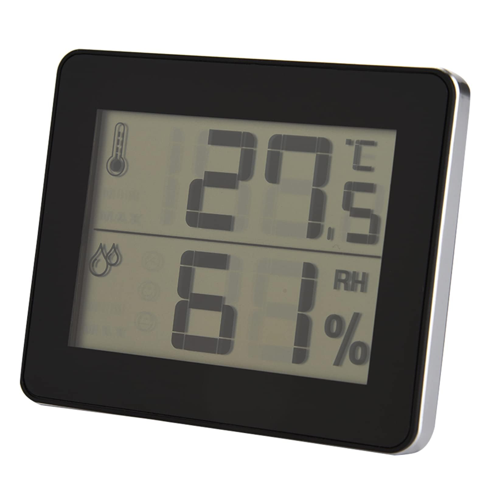 Digital Room Thermometer Hygrometer Meter, Indoor Wireless Humidity Monitor Meter with Large LCD Display Screen, for Office Greenhouse