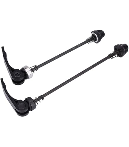 Wileosix Lot de brochettes de verrouillage hexagonales M5 à tête hexagonale antivol à dégagement rapide pour roues de vélo Wileosix Lot de brochettes de verrouillage hexagonales M5 à tête hexagonale antivol à dégagement rapide pour roues de vélo