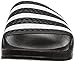 adidas Originals Kids' Adilette Slide, black/white/black, 3 M US Little Kid