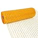 LaRibbons Deco Mesh Ribbon - 10 inch x 30 feet Each Roll - Metallic Foil Gold/Silver/Red/Green Set for Wreaths, Swags and Decorating - 4 Pack