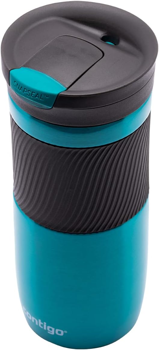 Contigo Byron SNAPSEAL Travel Mug, 470 ml, Biscay Bay, 470ml - Image 4