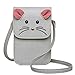 ZOONAI Mini Crossbody Bag Cellphone Wallet Change Pouch for iPhone 6S/6 Plus