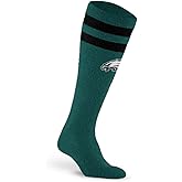 For Bare Feet NFL PHILADELPHIA EAGLES Cozy Feather Compression Varsity Stripe Team Color Small/Medium