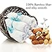 100% Bamboo Fiber Washcloths - 6-Pack Natural White - No-Dyes, ULTRA SOFT, High Absorbency, Baby Sensitive Skin Washcloths Towels, Reusable Wipes and Excellent Baby Shower and Registry Gift, 10
