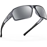 KastKing Chippewa Polarized Fishing Sunglasses, UV400 Protection Full Wrap Frame Sports Cycling Sunglasses, 1.0mm TAC Lenses