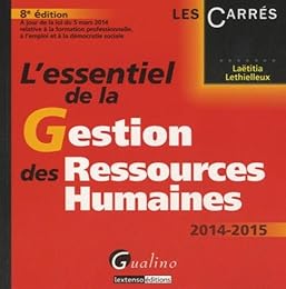L' essentiel de la gestion des ressources humaines
