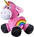 inflate-a-mals Inf-RO-Uni Soft and Cuddly Inflatable Ride on Unicorn, 20-Inch