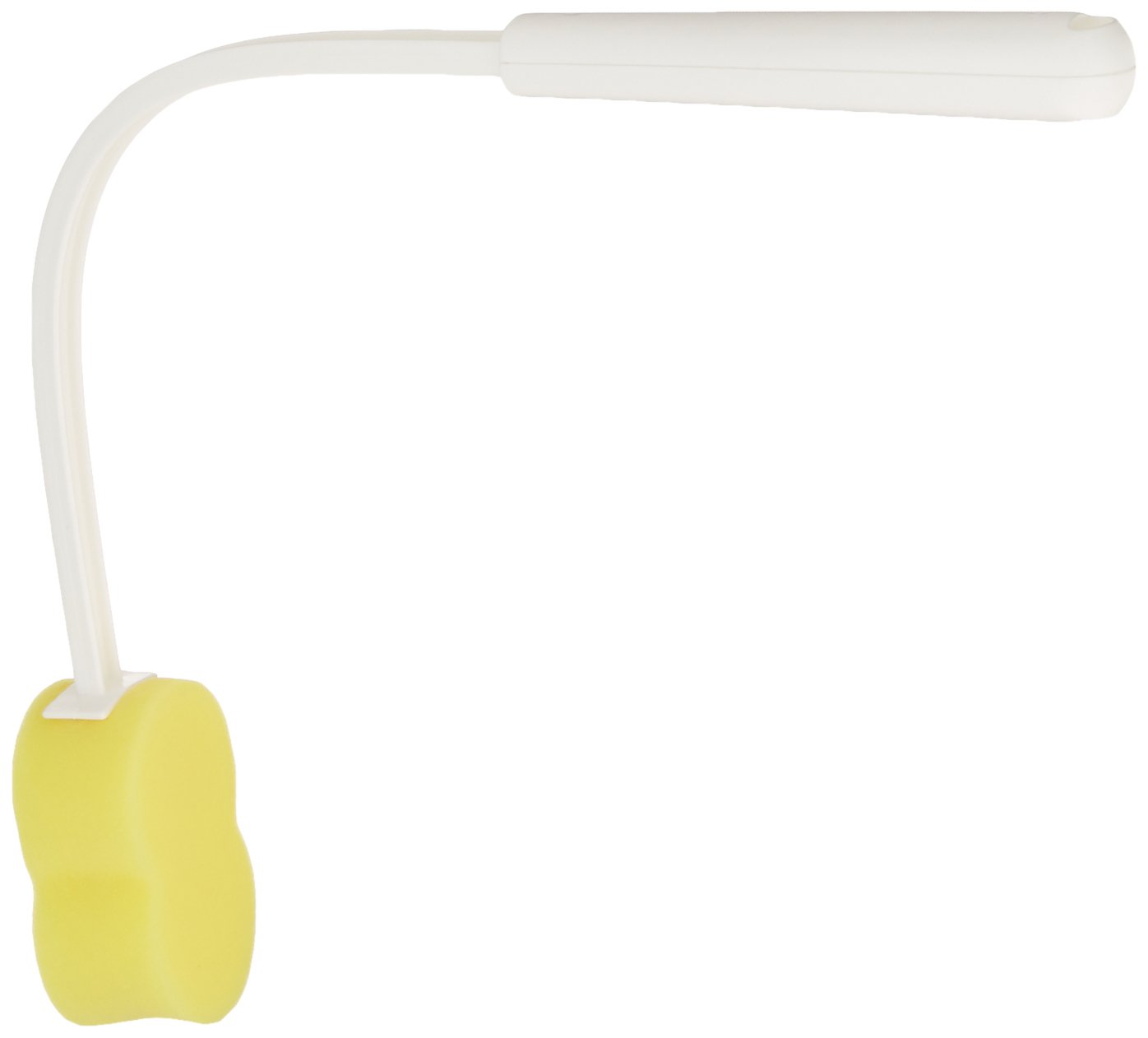 Sammons Preston 57209 Ergonomic Handle Contour Sponge, Long Handled Extended Washer & Scrubber for The Shower & Bath, Angled Bathing Sponge on a Stick for Limited Mobility and Reach: Industrial & Scientific