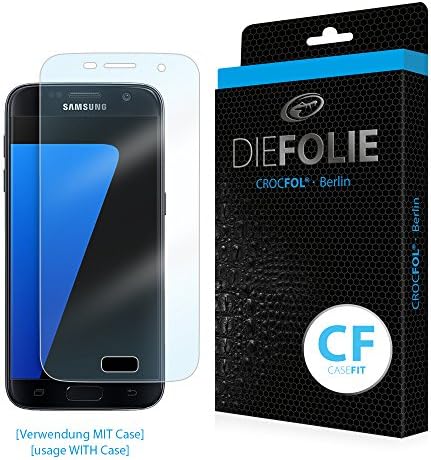 Samsung Galaxy S7 Edge – Screen Protector (2 Pack) DIEFOLIE – Made in Germany, Antibacterial Sealing Liquid Glass, SiO2 Technology, Bubble-Free Anti Shock, Scratch Resistant, Self-Healing (2. Casefit)