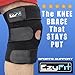 EzyFit Knee Brace Support for Arthritis, ACL, LCL, MCL, Sports Exercise, Meniscus Tear Injury Recovery - Side Stabilizers Open Patella - Best Comfort Fit Adjustable Neoprene Wrap - 3 Sizes