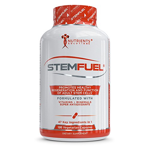 STEMFUEL - Advanced Cell, Brain, Anti-Aging and Deep Immune System Support Supplement with Daily Multivitamins for Men and Women - Promotes Healthy Energy, Focus, and Cognitive Function - 120 Veg Caps