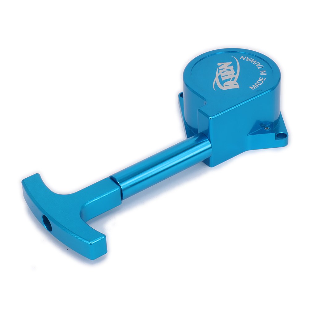 RCAWD RC Model Pull Start,RC Engine Pull Starter D10052 for 1/10 1/8 RC Hobby Model Nitro Car Aluminum Universal upgraded hop-up Parts for Traxas HPI HSP Axial Kyosho Redcat Himoto 1Pcs(Blue)