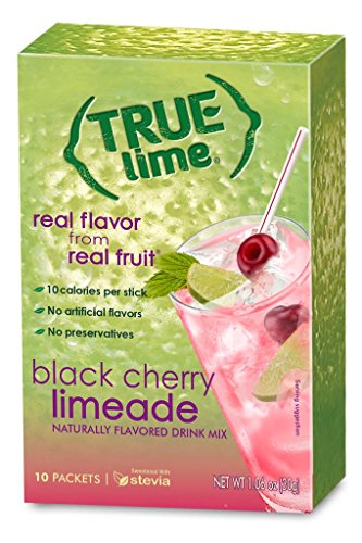 True Lime BLACK CHERRY LIMEADE,10 Count (Pack of 2)