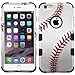 Wydan iPhone 6S Plus 6 Plus 5.5 Inch Case - TUFF Impact Hybrid Hard Gel Shockproof Case Cover For iPhone 6 Plus 5.5 Inch - Baseball For Apple