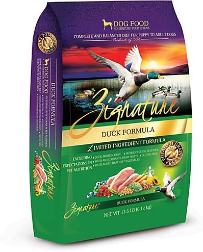 grain free duck dog food