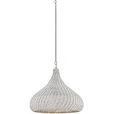 Hudson Valley Lighting 4820-AGB Hampstead - 1 Light Pendant - 17.75 Inches Tall and 20 Inches Wide - Aged Brass