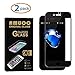 iPhone 7 Plus Screen Protector,Amuoc 2 pack iPhone 7 plus 3D Full Coverage Tempered Glass Screen Protector (Black)