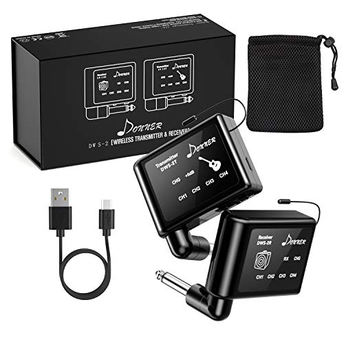 Donner Wireless Guitar System, Upgraded Digital Wireless Guitar