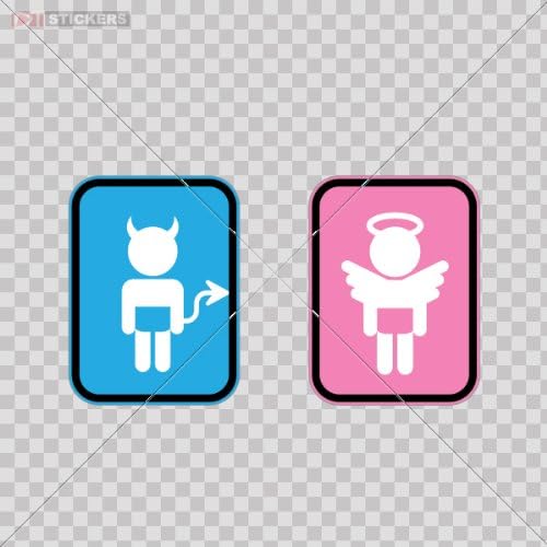 Decal Sticker Toilet Bathroom Sing Restroom Size: 5 X 3.3 Inches Vinyl color print