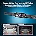 Backup Camera, Elecwave Car Rear View Front View Reversing Camera 170 Degree View Angle 7 IR LED Lights Night Vision IP68 Waterproof Universal Backing Camera, Optional Guideline(Yes or No)