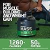 Optimum Nutrition Serious Mass Protein Powder High Calorie Mass Gainer with Vitamins, Creatine Monohydrate and Glutamine…