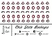 Collegiate - Ohio State Buckeyes Waterslide Nail Decals - 50pc