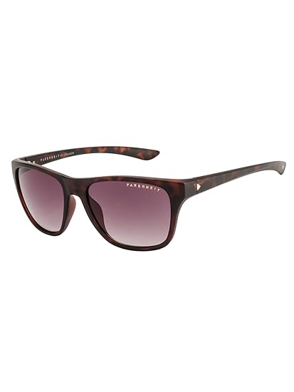 UV Protected Wayfarer Unisex Sunglasses - (SOC-FA-2325-C3|55|Purple Color Lens)