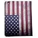 HDE iPad 2 3 4 Leather Case USA Flag - Folio Stars Stripes America Magnetic Cover Flip Stand